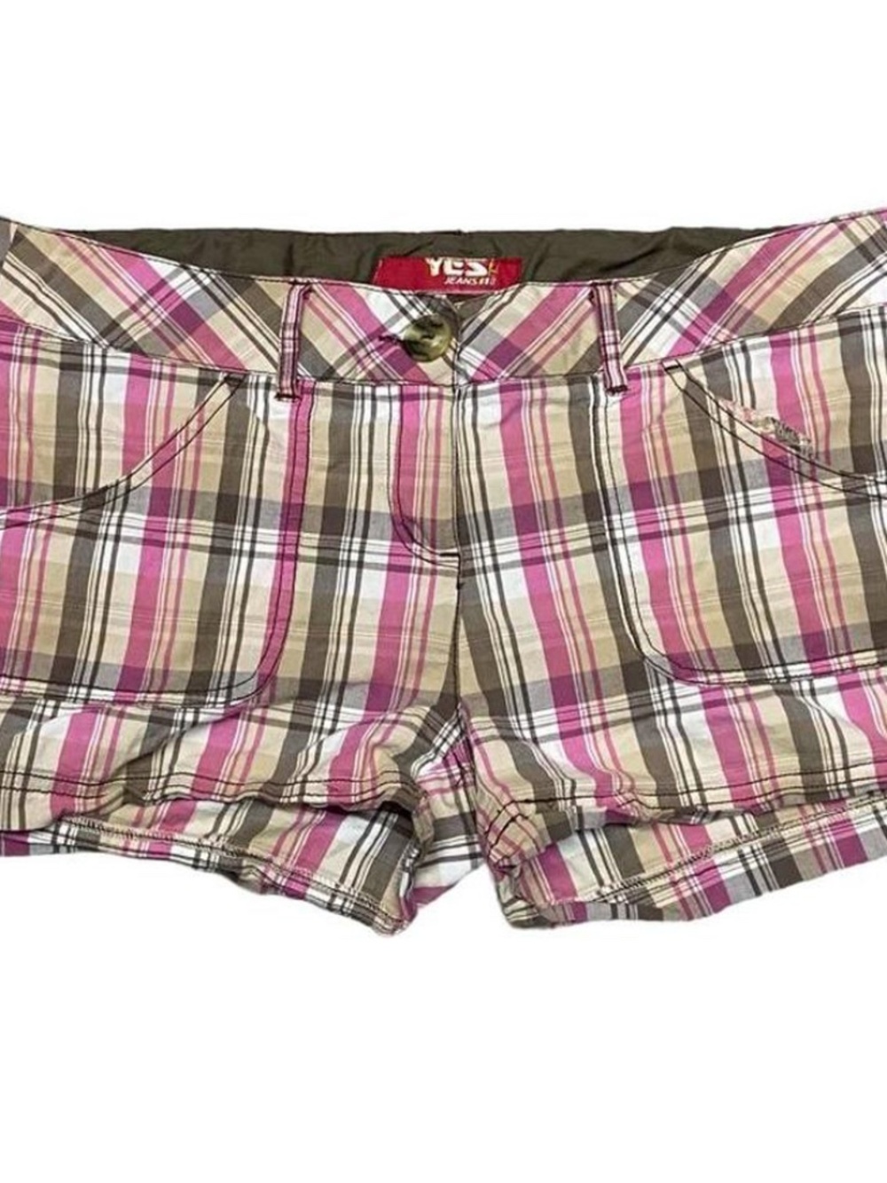 2000s Brown and Pink Shorts